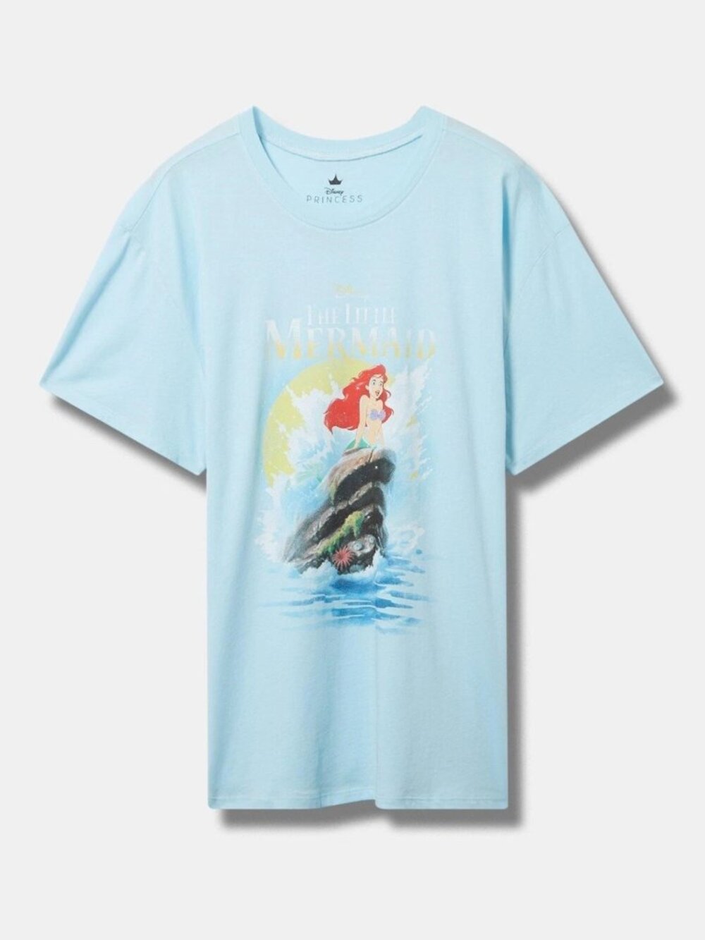 Disney Little Mermaid Relax Fit Tunic Boxy Tee (Size 6X -- 30/32)